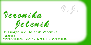 veronika jelenik business card